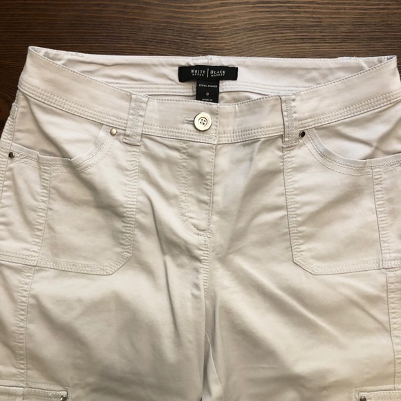 WHBM Silver Cropped Pants - Picture 11 of 16
